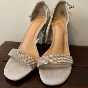 Justfab wedding shoes. Size 11